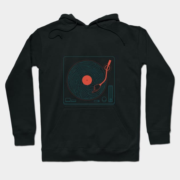 The sound of my fingertips Hoodie by pikkuraila